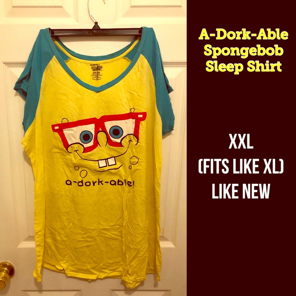Adorkable Spongebob Night Shirt
